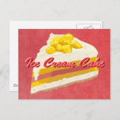 Tropical Ice Cream Cake Briefkaart (Voorkant / Achterkant)