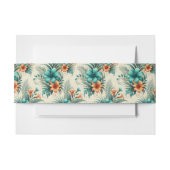 Tropical Iridescence Invitation Belly Band Uitnodigingen Wikkel (Voorkant Voorbeeld)