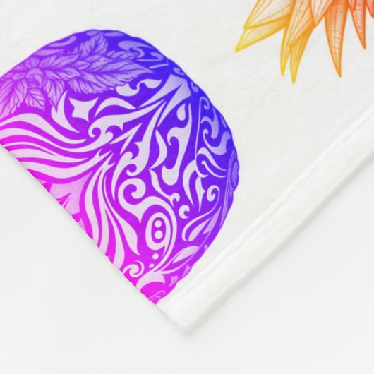 Tropical Island Ananas Fleece Deken (Hoek)