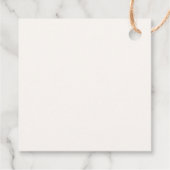 Tropical Island Beach Bruiloft Bedankjes Labels (Achterkant)