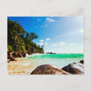 Tropical Island Beach Getaway Briefkaart