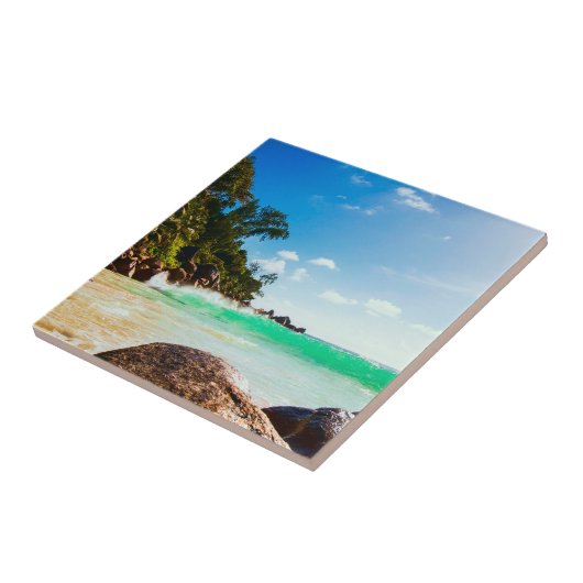 Tropical Island Beach Getaway Tegeltje (Zijkant)