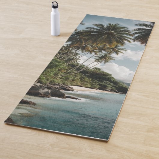 Tropical Island Beach Ocean Green Blue Foto Yogamat (In situ)
