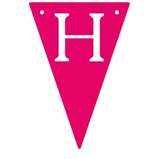 Tropical Island Beach Palm Tree Flamingo Verjaarda Vlaggetjes (Tweede vlag)