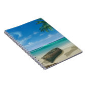 Tropical Island Beach Paradise Boat Notitieboek (Rechterzijde)