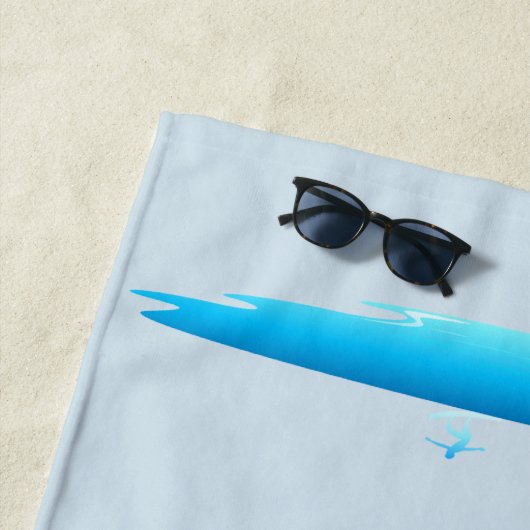 Tropical Island Beach - Strand Please & Jouw tekst Strandlaken (In situ)