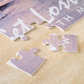 Tropical Island Beach Sunset verdwalen Legpuzzel (Zijkant)