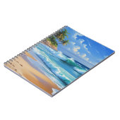 Tropical Island, beautiful blue, Notitieboek (Linkerzijde)