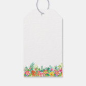 Tropical Island bruiloft welkomsttas Cadeaulabel (Achterkant)