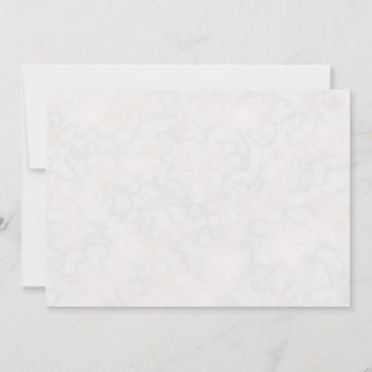 Tropical Island Floral bruiloft uitnodiging (Achterkant)