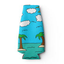 Tropical Island Getaway Drink Koeler