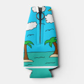 Tropical Island Getaway Drink Koeler (Achterkant)