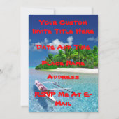 Tropical Island Getaway Kaart (Voorkant)