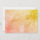 Tropical Island Hibiscus bruiloft uitnodiging (Achterkant)