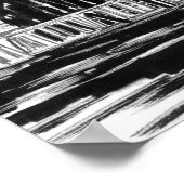 Tropical Island Huts Palm Trees Totem Poles Poster (Hoek)