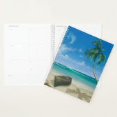 Tropical Island Paradise Sandy Beach Boat Planner