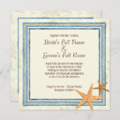 Tropical Island Paradise - Uitnodiging voor bruilo (Voorkant / Achterkant)