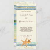 Tropical Island Paradise - Uitnodiging voor bruilo (Voorkant / Achterkant)