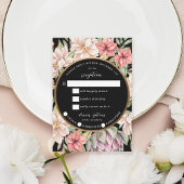 Tropical Island Pastel Floral Accommodaties RSVP Kaartje