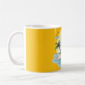 Tropical Island Sunset Drinkware Koffiemok (Links)