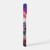 Tropical Island Sunset Landschap Telefoonhoesje iPhone 15 Case (Rechterkant)