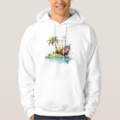Tropical Island sweatshirt met capuchon (Voorkant)