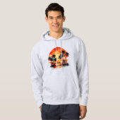 Tropical Island sweatshirt met capuchon (Voorkant volledig)
