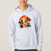 Tropical Island sweatshirt met capuchon (Voorkant)