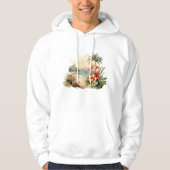Tropical Island sweatshirt met capuchon (Voorkant)