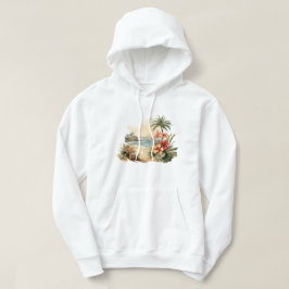 Tropical Island sweatshirt met capuchon