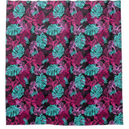 Tropical Island Vibes Douchegordijn