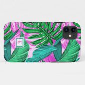 Tropical Island Vibes Monogram Case (Achterkant (horizontaal))