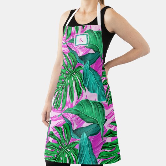 Tropical Island Vibes Monogram Schort (Insitu)