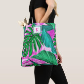 Tropical Island Vibes Monogram Tote Bag (Dichtbij)