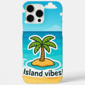 Tropical Island Vibes Palm Tree Sticker Case-Mate iPhone Case (Achterkant)