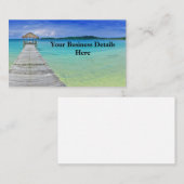 Tropical Island Zee Dock Visitekaartje (Voorkant / Achterkant)