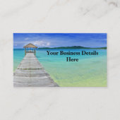 Tropical Island Zee Dock Visitekaartje (Voorkant)
