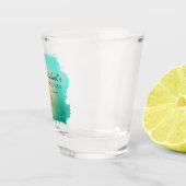 Tropical Isle Getuige of Bruidsjonker Teal ID581 Shot Glas (Rechts)