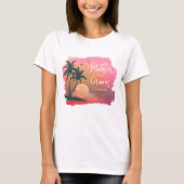 Tropical Isle Moeder van de Bruidegom Roze ID581 T-shirt (Voorkant)