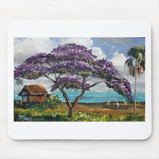 Tropical Jacaranda Muismat (Voorkant)