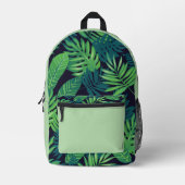 Tropical Jungle Backpack Bedrukte Rugzak (Voorkant)