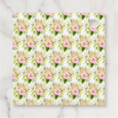 Tropical Jungle Floral Bridal Shower Thank You Bedankjes Labels (Achterkant)