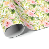 Tropical Jungle Floral Cadeaupapier (Rol Hoek)
