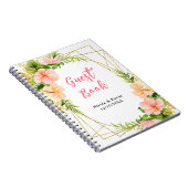 Tropical Jungle Floral Wedding Guest Book Notitieboek (Rechterzijde)