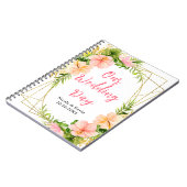 Tropical Jungle Floral Wedding Planner Notitieboek (Linkerzijde)