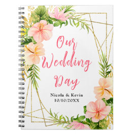 Tropical Jungle Floral Wedding Planner Notitieboek