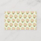 Tropical Jungle Floral Wedding Registry Informatiekaartje (Achterkant)