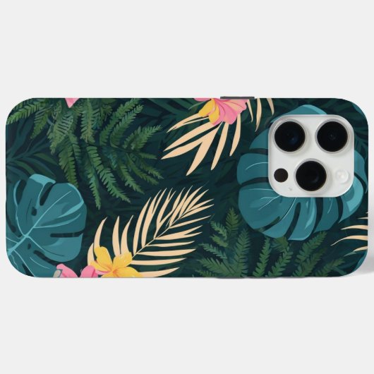 Tropical Jungle Leaves Case-Mate iPhone Case (Achterkant (horizontaal))