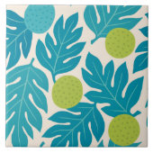 Tropical jungle leaves tegeltje (Voorkant)