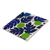 Tropical jungle leaves tegeltje (Zijkant)